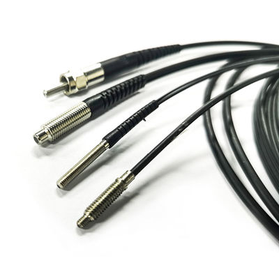 गुणवत्ता  Diffuse Reflection Optical Fiber Sensor M3/M4/M5 Series Connector Antenna 0.8mm 1m कारखाना