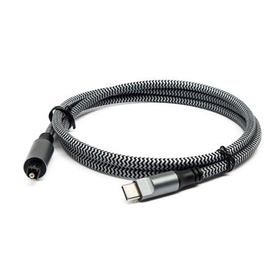 गुणवत्ता  Black Textured Shell Toslink Digital Audio Cable कारखाना