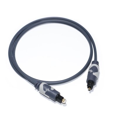 Toslink डिजिटल ऑडियो केबल OD4.0 ऑप्टिक फाइबर केबल प्लेटेड ABS राउंड कनेक्टर HiFi साउंड होम थिएटर सीडी साउंडबार के लिए