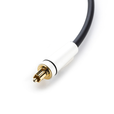 24K गोल्ड प्लेटेड कनेक्टर के साथ आउटडोर टीवी स्पीकर Toslink Rca केबल