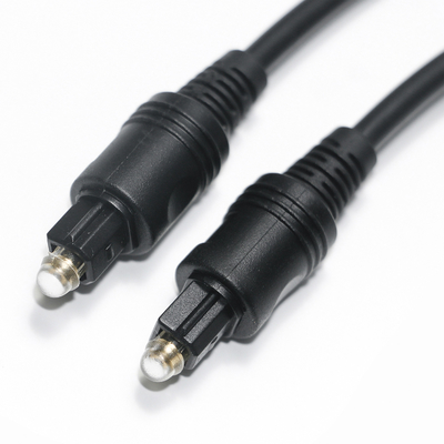 [फैक्टरी आउटलेट] Toslink केबल डिजिटल ऑप्टिकल ऑडियो ब्लैक केबल OD4.0 PVC टीवी साउंड बार AV रिसीवर गेम कंसोल के लिए