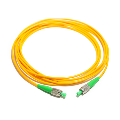 LAN WLAN नेटवर्क 2M 3M के लिए फाइबर ऑप्टिक पैच कॉर्ड 3.0MM सिंगल मोड येलो पोर्ट