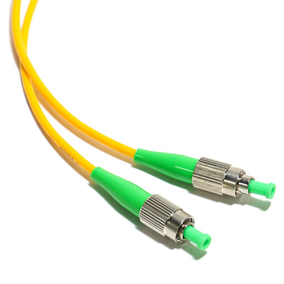 LAN WLAN नेटवर्क 2M 3M के लिए फाइबर ऑप्टिक पैच कॉर्ड 3.0MM सिंगल मोड येलो पोर्ट
