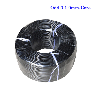 FTTH फाइबर ड्रॉप केबल लैम रिटार्डेंट पॉलीओलफिन इंसुलेटेड ASU OD4.0 1.0SDI हाई डेफिनेशन फॉर सिग्नल ट्रांसमिशन