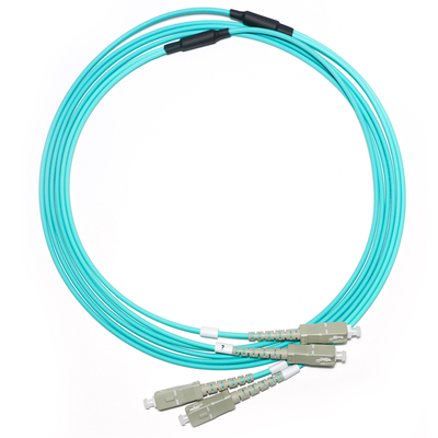 निगरानी कैमरा इंडोर कंप्यूटर WLAN LAN के लिए FC फाइबर ऑप्टिक पैच कॉर्ड OM3 बाहरी व्यास 2.0-3.0mm